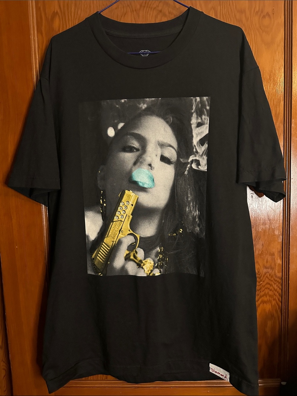 DIAMOND SUPPLY CO X CASSIE VENTURA COLLAB TEE - VINTAGE SIZE LARGE NEW WITH TAGS
